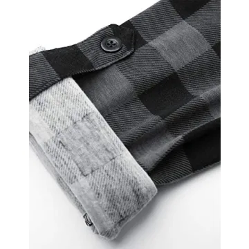 DJT Women's Stretchy Knit Plaid Long Sleeve Shirt