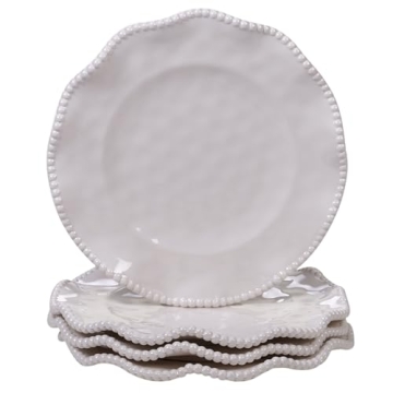 Certified International Perlette Melamine Salad Plates Set of 4