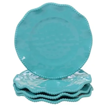 Certified International Perlette Melamine Salad Plates Set of 4