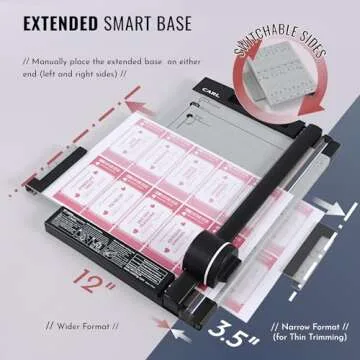 Professional Rotary Paper Trimmer with Safety Blade