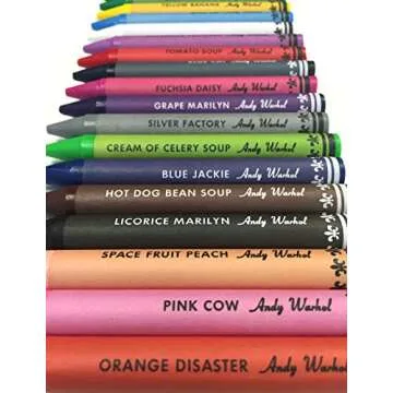 Mudpuppy - Andy Warhol - Set of Crayons - Campbell's Soup Cans (1965) - Violet and Green