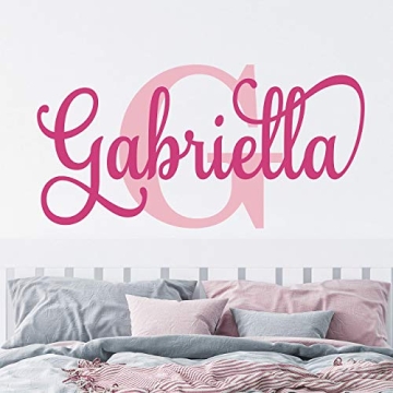 Custom Name Wall Decal Sticker for Girls and Boys Rooms - Personalized Nursery Decor - Vinyl Wall Ar...