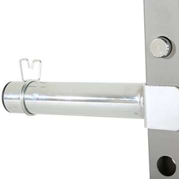 Fitness Reality Extended 9" Olympic Weight Plate Holder for 2"x2" Tube Power Cage