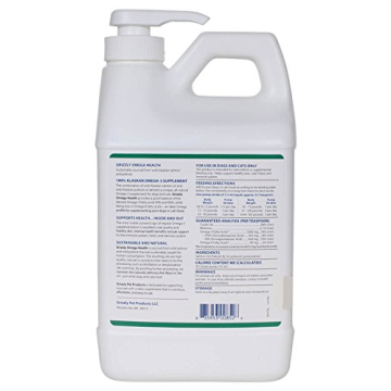 Grizzly Wild Salmon Oil for Dogs and Cats, Omega-3 Blend