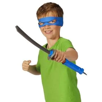 Tales of Teenage Mutant Ninja Turtles: Mutations Build N Battle Leonardo Katana Sword Basic Role Play Set by Playmates Toys