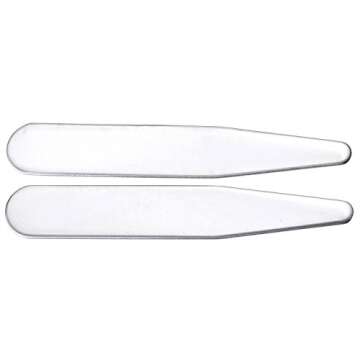 Jovivi 36pc Stainless Steel Collar Stays - Durable and Elegant for Dress Shirts