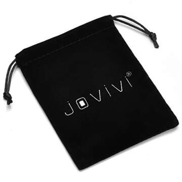 Jovivi 36pc Stainless Steel Collar Stays for Dress Shirts