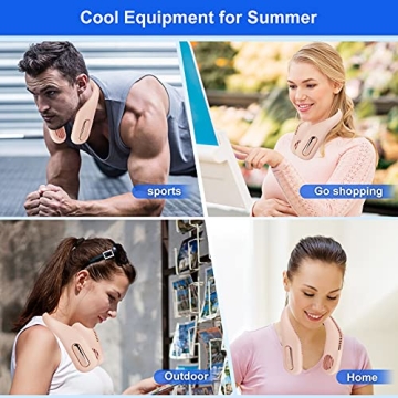 Yolidas Portable Neck Fan - Hands-Free & USB Rechargeable