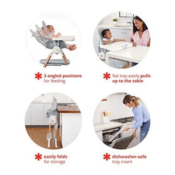 Skip Hop 2-in-1 High Chair for Toddlers and Infants