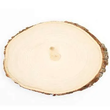 Koyal Wholesale Wood Slab Centerpiece - Unique Decor Piece