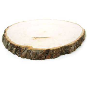 Koyal Wholesale Wood Slab Centerpiece - Unique Decor Piece