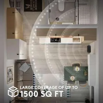 Smart Scent Air Machine for Home, 1500 Sq. Ft Coverage Hotel Collection Diffuser with Smart Cold Air Tech, Bluetooth Cold Air Diffusers with Smart APP Control for Home, Hotel, Spa, Office(Black)