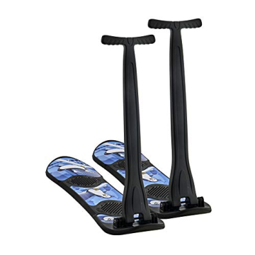 Superio 2 Pack Kids Snow Scooter, Ski Scooter, Snowboard, Snow Sled, Sledge Folding Sliding Ski Snow...