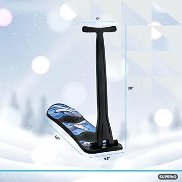 Superio Kids Snow Scooter 2 Pack - Ultimate Winter Thrill