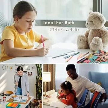 KALOUR Professional Colored Pencils,Set of 240 Colors,Artists Soft Core with Vibrant Color,Ideal for Drawing Sketching Shading,Coloring Pencils for Adults Artists Beginners