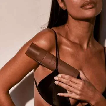 + Lux Unfiltered N°36 DEEP Supernatural Tanning Mousse Foam in Blood Orange, Quick + Immediate Sunless Fake Tan, Self Tanner