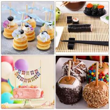 Quality 60Pcs Wooden Dowel Rods for Arts and Crafts