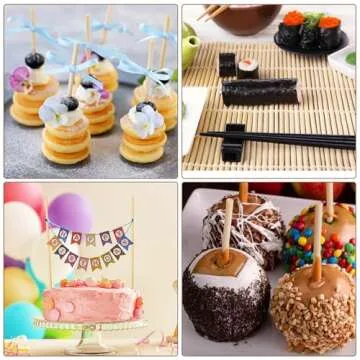 Quality 60Pcs Wooden Dowel Rods for Arts and Crafts