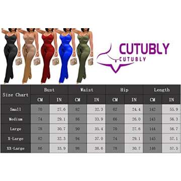 CUTUBLY Women's Bodycon V Neck Solid Color Spaghetti Strap Waistband Jumpsuit Romper(3717,Green,XL)