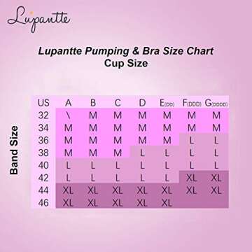 Hands Free Pumping & Nursing Bra by Lupantte - Adjustable Comfort
