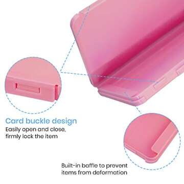 Kalolary Mask Storage Box - Durable Organizer for Face Coverings