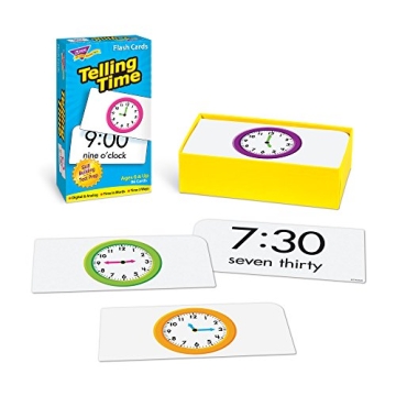 TREND Time and Money Learning Flash Cards for Kids