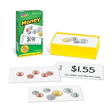 TREND Time and Money Learning Flash Cards for Kids