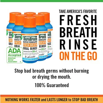 TheraBreath Fresh Breath Oral Rinse - Travel-Friendly Mint