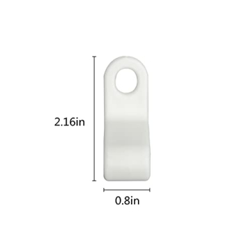 Woonsoon 40 Pcs Hanger Connector Hooks for Space Saving