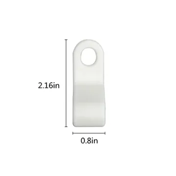 Woonsoon 40 Pcs Hanger Connector Hooks for Space Saving