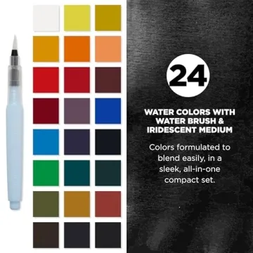 Portable Koi Watercolor Set - Create Anywhere with 24 Colors