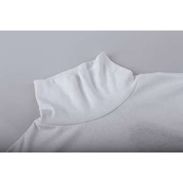 Derminpro Men's Thermal Turtleneck Soft Slim Fit Long Sleeve Shirt