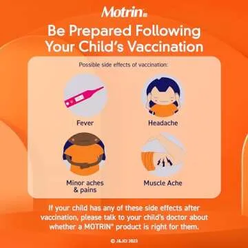 Motrin Children's Oral Suspension 100mg Ibuprofen Medicine, NSAID Fever Reducer & Pain Reliever for Minor Aches & Pains Due to Cold & Flu, Dye Free, Alcohol-Free, Berry Flavored, 8 fl. oz