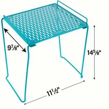 Five Star Locker Accessories Extra Tall Shelf Holds 100 lbs Fits 12 inch Lockers Teal