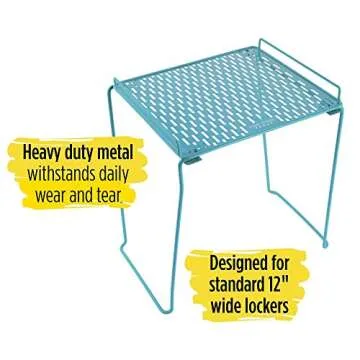 Extra Tall Locker Shelf Holds 100 lbs Fits 12 inch Lockers