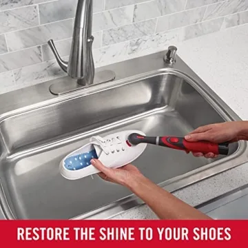 Rubbermaid Reveal Power Scrubber 18-Piece Kit, Cordless Electric Battery Powered Scrub Brush, Water Resistant, for Home/Kitchen/Bathroom/Grout/Tile/Shower/Tub