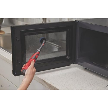 Rubbermaid Reveal Power Scrubber 18-Piece Kit, Cordless Electric Battery Powered Scrub Brush, Water Resistant, for Home/Kitchen/Bathroom/Grout/Tile/Shower/Tub