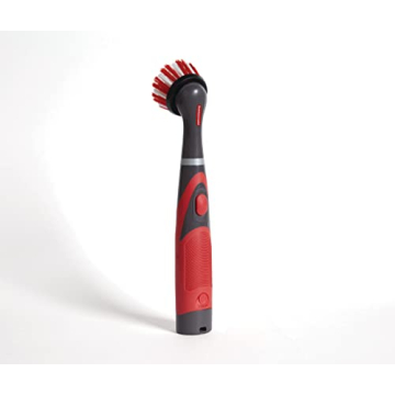 Rubbermaid Reveal Power Scrubber 18-Piece Kit, Cordless Electric Battery Powered Scrub Brush, Water Resistant, for Home/Kitchen/Bathroom/Grout/Tile/Shower/Tub