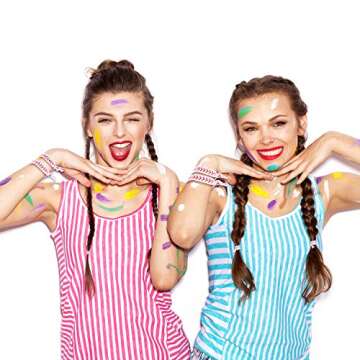 Baseball Hair Ties Set - 12 No Crease Hair Elastics