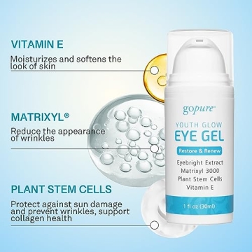 goPure Youth Glow Eye Gel - Hydrating Anti-Aging Solution