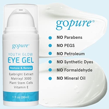 goPure Youth Glow Eye Gel - Hydrating Anti-Aging Solution