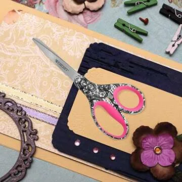 Westcott Trendsetter Straight Lace Pattern Scissor, 8" (16660)