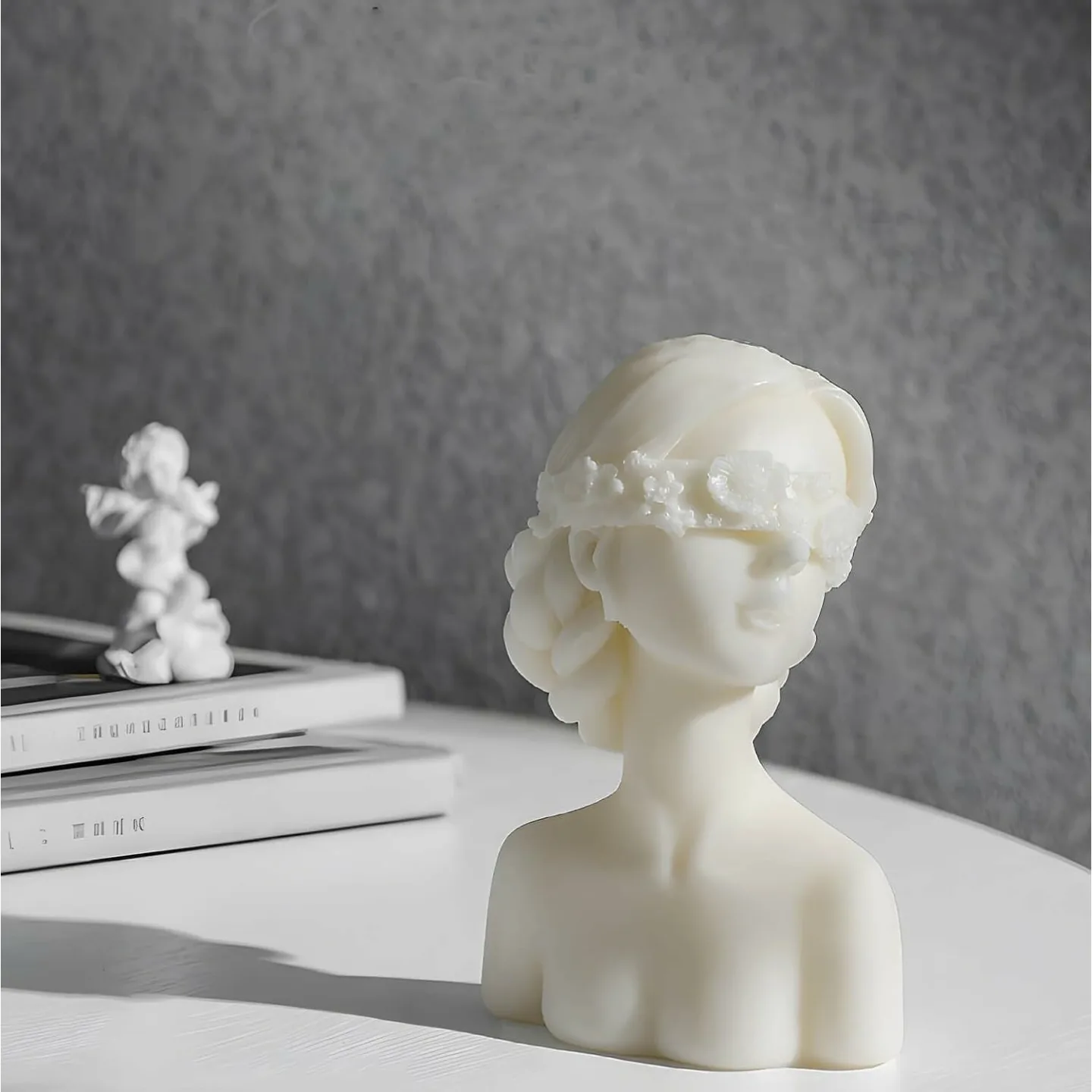 Bust Statue Decorative Scented Candle - Handmade