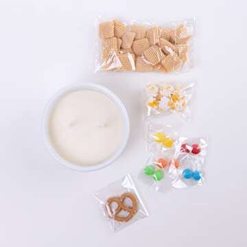 Funny Sweet Vanilla Trail Mix Bowl Scented Soy Candle Afternoon Tea Gift