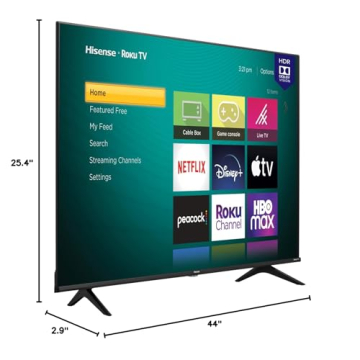 Hisense 50-Inch 4K UHD Smart Roku TV with Dolby Vision