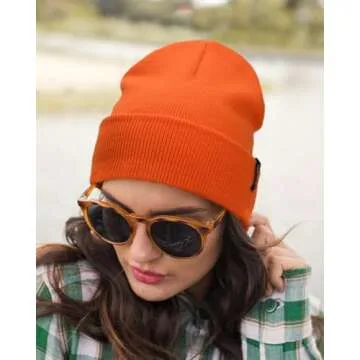 FURTALK Beanie Hat for Men Women Winter Hats for Women Men Soft Warm Unisex Cuffed Beanie Knitted Skull Cap