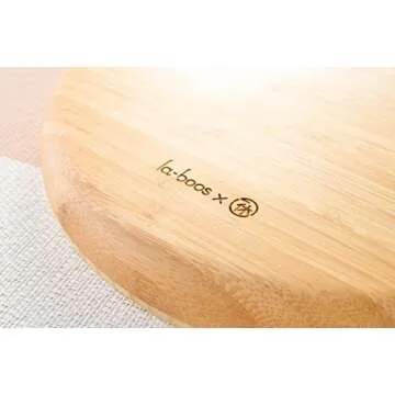 La Boos Round Dish Healthy Separation Plate, Cereals, Cegetables, Protein, Keep Health Ratio Per Meal, Lunch Plate, Dinner Dish (Round Dish)