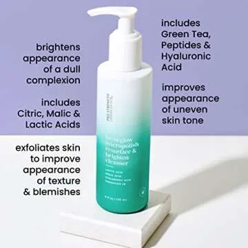 Urban Skin Rx LacticGlow Micropolish Cleanser for Radiant Skin