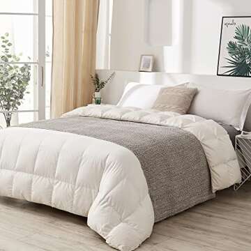 Cozy Grey & White Knitted Throw Blanket - Longhui