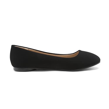 DREAM PAIRS Comfortable Women's Black Flats for All Occasions